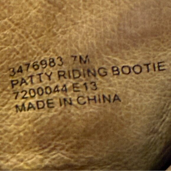 Frye Women’s Ankle Boot Patty Riding Bootie Black Leather Block Heel Size 7 - Picture 13 of 14